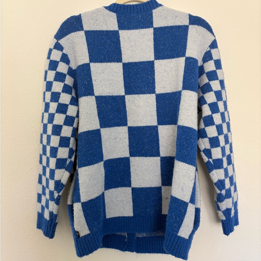 Vans Blue and White Knit Pullover - Picture 3 of 4